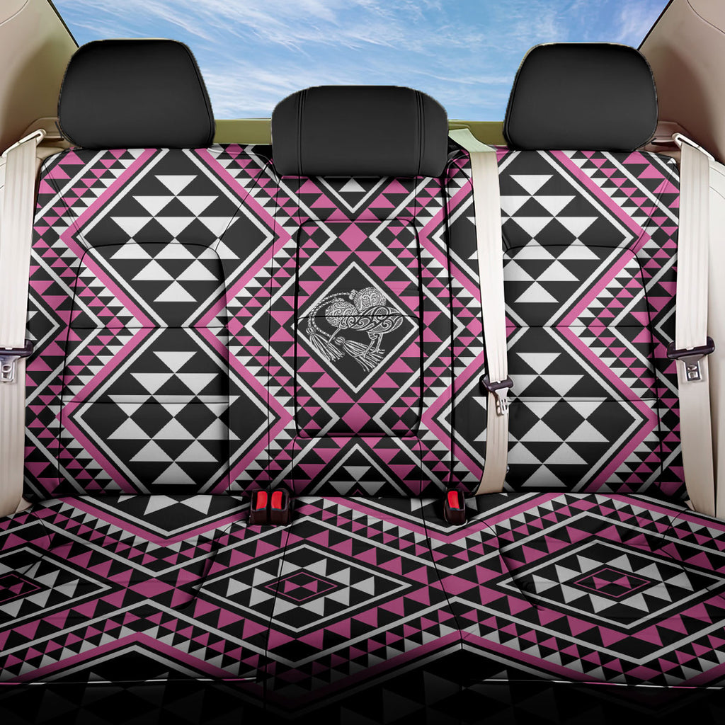 New Zealand Mawhero Taniko Motifs Back Car Seat Cover Maori Poi Dance Costume Inspired