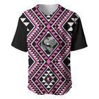 New Zealand Mawhero Taniko Motifs Baseball Jersey Maori Poi Dance Costume Inspired