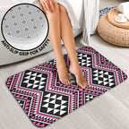 New Zealand Mawhero Taniko Motifs Bathroom Set Maori Poi Dance Costume Inspired
