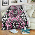 New Zealand Mawhero Taniko Motifs Blanket Maori Poi Dance Costume Inspired