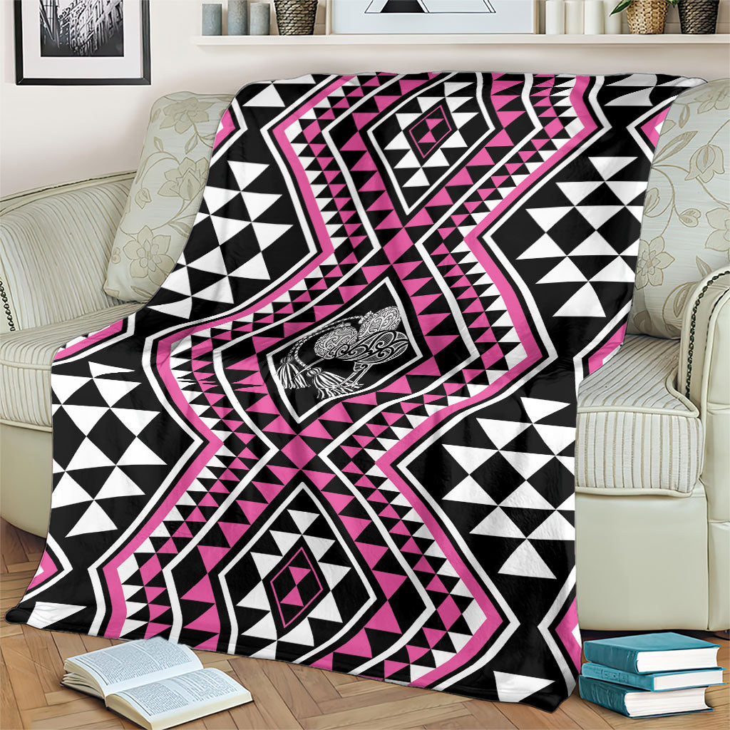 New Zealand Mawhero Taniko Motifs Blanket Maori Poi Dance Costume Inspired