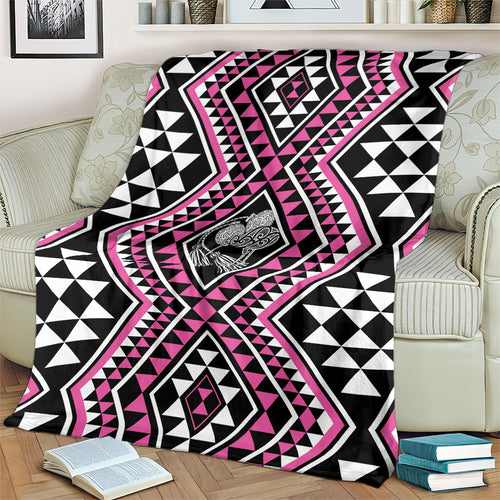 New Zealand Mawhero Taniko Motifs Blanket Maori Poi Dance Costume Inspired