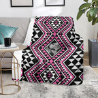 New Zealand Mawhero Taniko Motifs Blanket Maori Poi Dance Costume Inspired