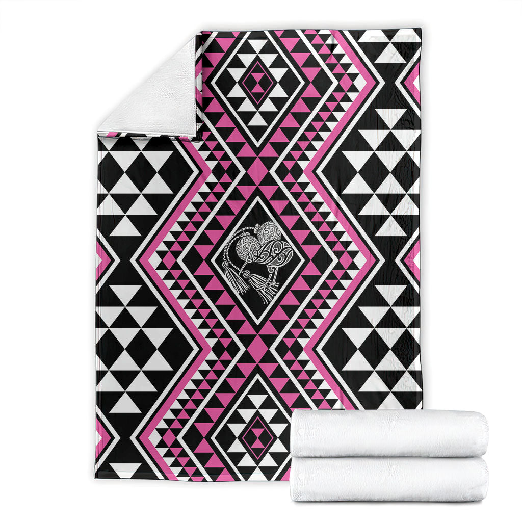 New Zealand Mawhero Taniko Motifs Blanket Maori Poi Dance Costume Inspired