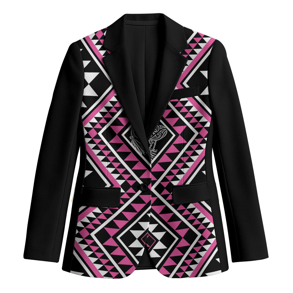 New Zealand Mawhero Taniko Motifs Blazer Maori Poi Dance Costume Inspired