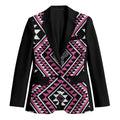 New Zealand Mawhero Taniko Motifs Blazer Maori Poi Dance Costume Inspired