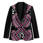 New Zealand Mawhero Taniko Motifs Blazer Maori Poi Dance Costume Inspired