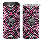 New Zealand Mawhero Taniko Motifs 4 in 1 Can Cooler Tumbler Maori Poi Dance Costume Inspired