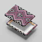 New Zealand Mawhero Taniko Motifs Canvas Wall Art Maori Poi Dance Costume Inspired
