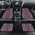 New Zealand Mawhero Taniko Motifs Car Mats Maori Poi Dance Costume Inspired