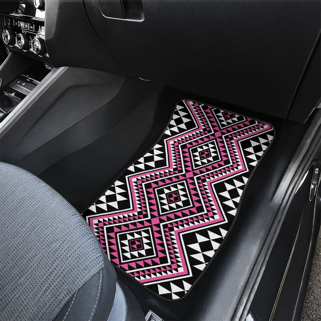 New Zealand Mawhero Taniko Motifs Car Mats Maori Poi Dance Costume Inspired