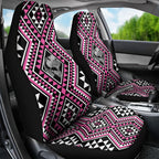 New Zealand Mawhero Taniko Motifs Car Seat Cover Maori Poi Dance Costume Inspired
