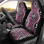 New Zealand Mawhero Taniko Motifs Car Seat Cover Maori Poi Dance Costume Inspired