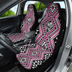 New Zealand Mawhero Taniko Motifs Car Seat Cover Maori Poi Dance Costume Inspired