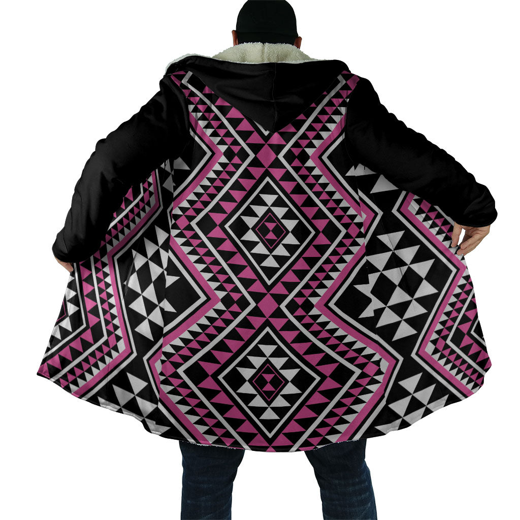 New Zealand Mawhero Taniko Motifs Cloak Maori Poi Dance Costume Inspired