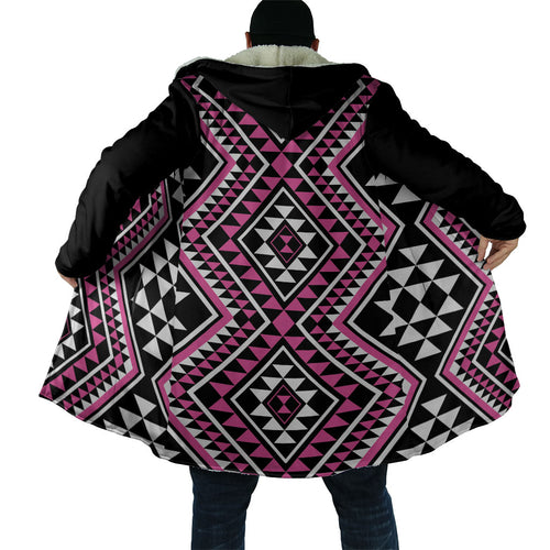 New Zealand Mawhero Taniko Motifs Cloak Maori Poi Dance Costume Inspired