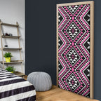 New Zealand Mawhero Taniko Motifs Door Cover Maori Poi Dance Costume Inspired