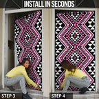 New Zealand Mawhero Taniko Motifs Door Cover Maori Poi Dance Costume Inspired