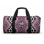 New Zealand Mawhero Taniko Motifs Duffle Bag Maori Poi Dance Costume Inspired