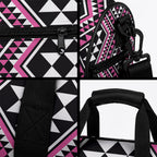 New Zealand Mawhero Taniko Motifs Duffle Bag Maori Poi Dance Costume Inspired