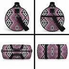 New Zealand Mawhero Taniko Motifs Duffle Bag Maori Poi Dance Costume Inspired