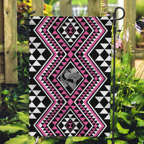 New Zealand Mawhero Taniko Motifs Garden Flag Maori Poi Dance Costume Inspired