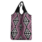 New Zealand Mawhero Taniko Motifs Grocery Bag Maori Poi Dance Costume Inspired
