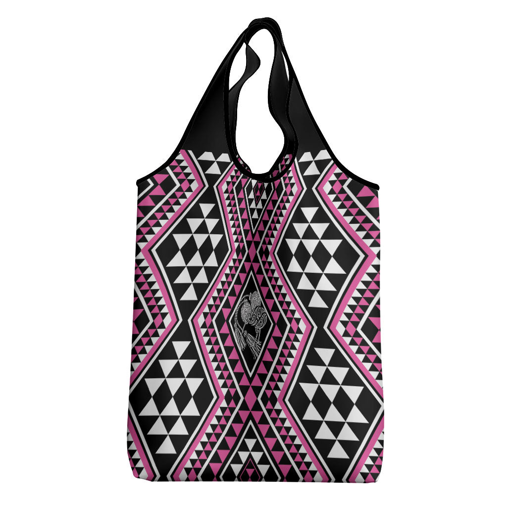 New Zealand Mawhero Taniko Motifs Grocery Bag Maori Poi Dance Costume Inspired