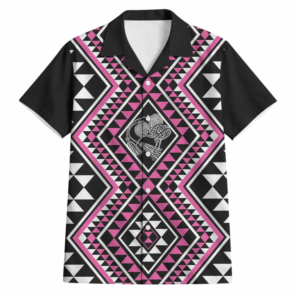 New Zealand Mawhero Taniko Motifs Hawaiian Shirt Maori Poi Dance Costume Inspired