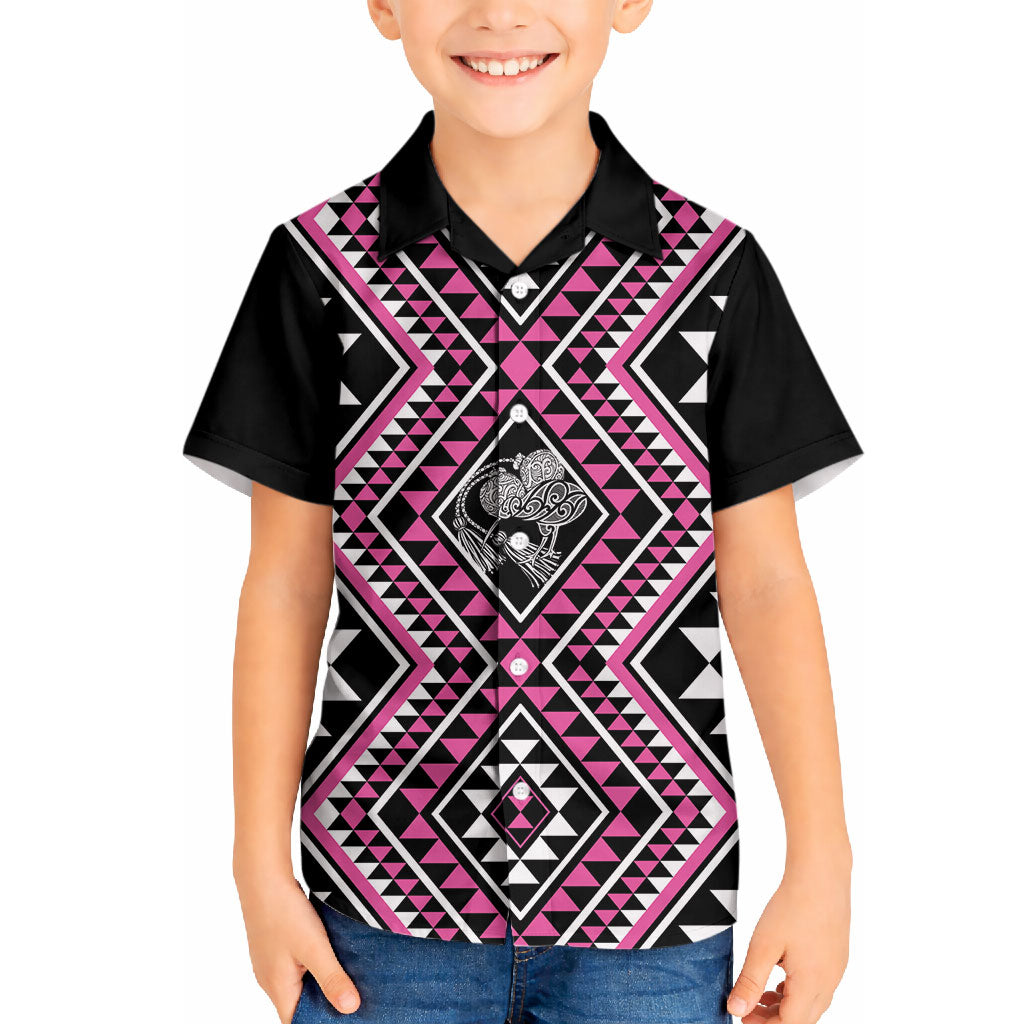 New Zealand Mawhero Taniko Motifs Hawaiian Shirt Maori Poi Dance Costume Inspired