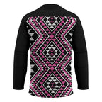 New Zealand Mawhero Taniko Motifs Hockey Jersey Maori Poi Dance Costume Inspired