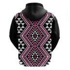 New Zealand Mawhero Taniko Motifs Hoodie Maori Poi Dance Costume Inspired