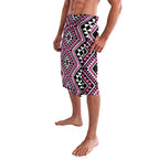 New Zealand Mawhero Taniko Motifs Lavalava Maori Poi Dance Costume Inspired