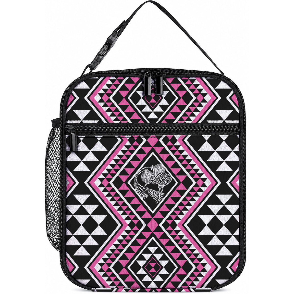 New Zealand Mawhero Taniko Motifs Lunch Bag Maori Poi Dance Costume Inspired