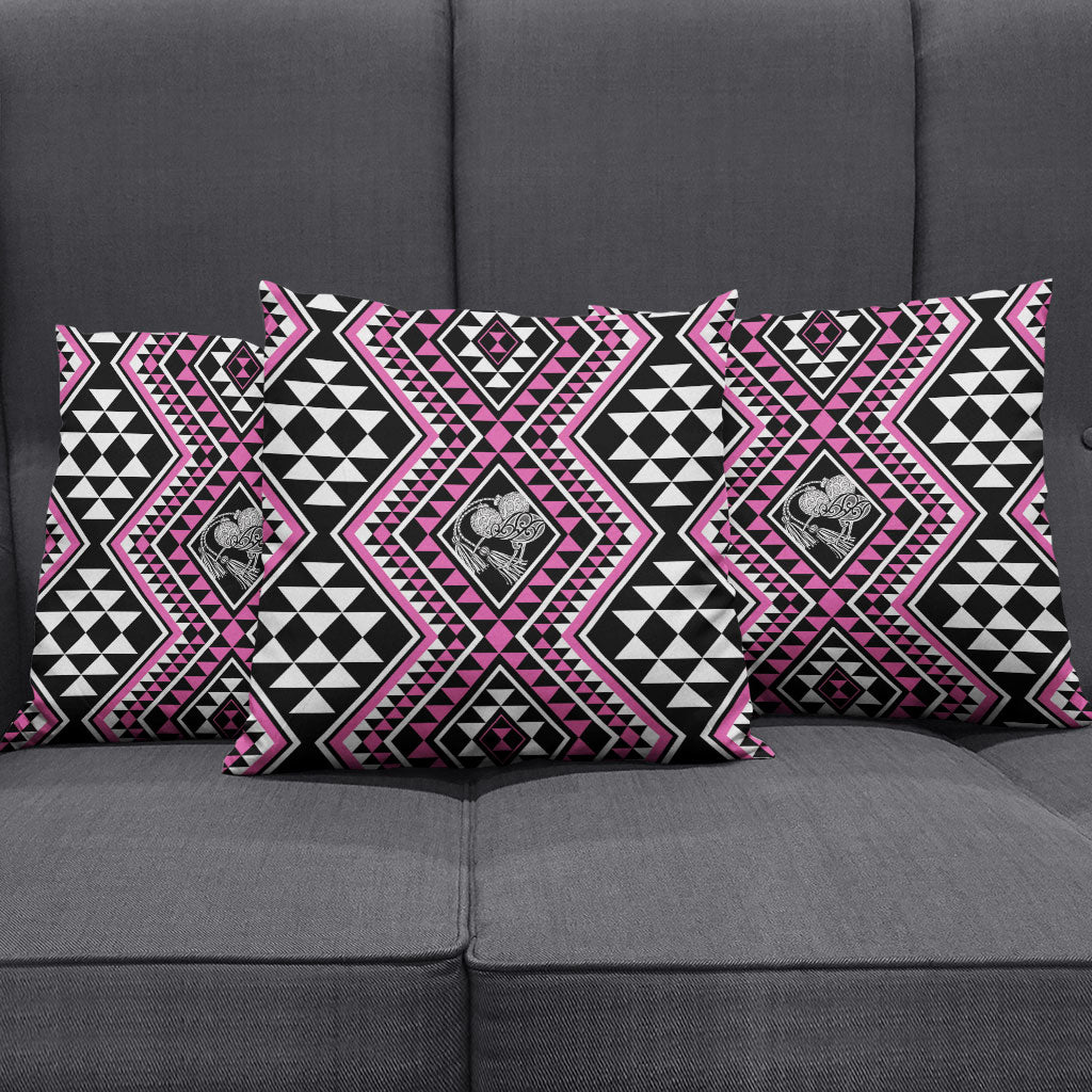 New Zealand Mawhero Taniko Motifs Pillow Cover Maori Poi Dance Costume Inspired