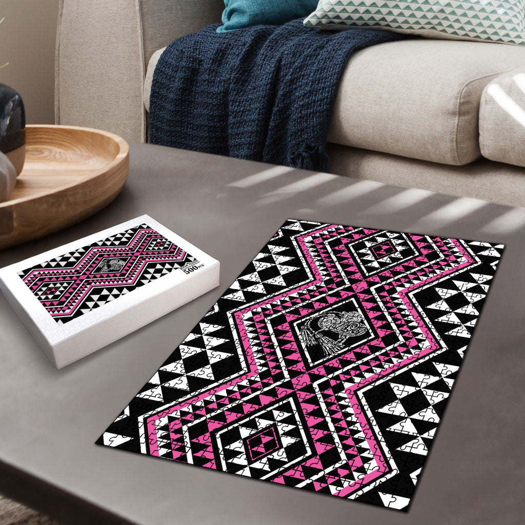 New Zealand Mawhero Taniko Motifs Puzzle Maori Poi Dance Costume Inspired