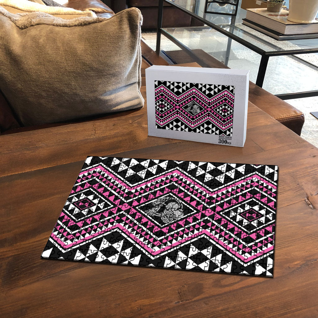 New Zealand Mawhero Taniko Motifs Puzzle Maori Poi Dance Costume Inspired