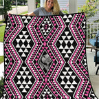 New Zealand Mawhero Taniko Motifs Quilt Maori Poi Dance Costume Inspired