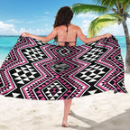 New Zealand Mawhero Taniko Motifs Sarong Maori Poi Dance Costume Inspired