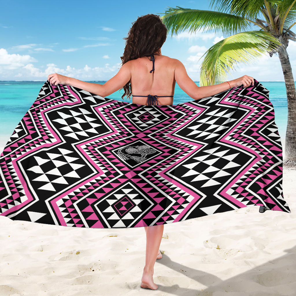New Zealand Mawhero Taniko Motifs Sarong Maori Poi Dance Costume Inspired