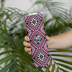 New Zealand Mawhero Taniko Motifs Skinny Tumbler Maori Poi Dance Costume Inspired