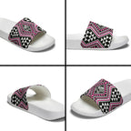 New Zealand Mawhero Taniko Motifs Slide Sandals Maori Poi Dance Costume Inspired