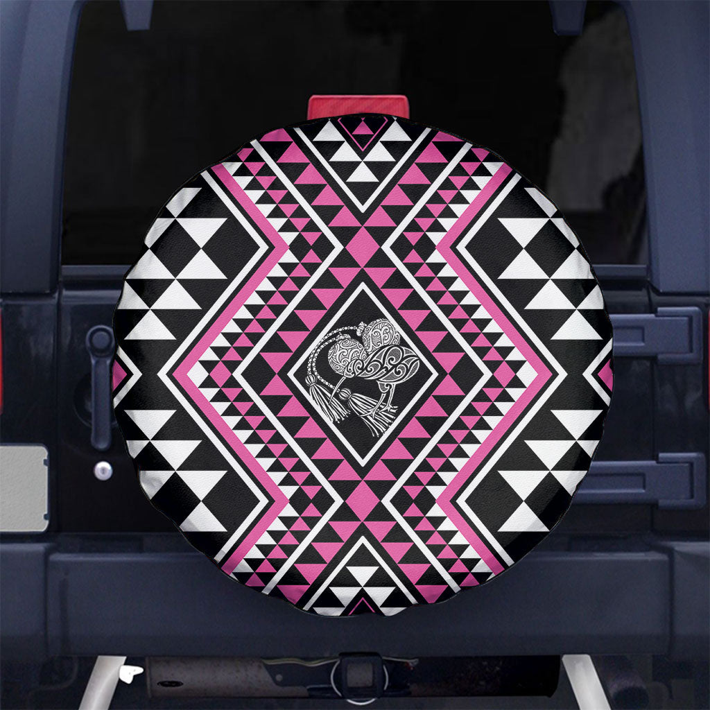 New Zealand Mawhero Taniko Motifs Spare Tire Cover Maori Poi Dance Costume Inspired