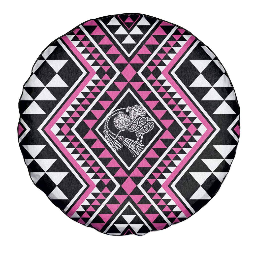 New Zealand Mawhero Taniko Motifs Spare Tire Cover Maori Poi Dance Costume Inspired