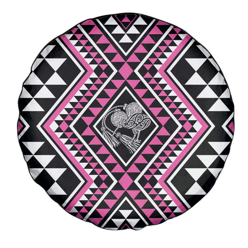 New Zealand Mawhero Taniko Motifs Spare Tire Cover Maori Poi Dance Costume Inspired