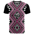New Zealand Mawhero Taniko Motifs T Shirt Maori Poi Dance Costume Inspired