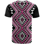 New Zealand Mawhero Taniko Motifs T Shirt Maori Poi Dance Costume Inspired