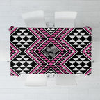 New Zealand Mawhero Taniko Motifs Tablecloth Maori Poi Dance Costume Inspired