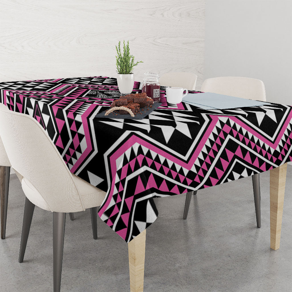 New Zealand Mawhero Taniko Motifs Tablecloth Maori Poi Dance Costume Inspired