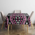 New Zealand Mawhero Taniko Motifs Tablecloth Maori Poi Dance Costume Inspired